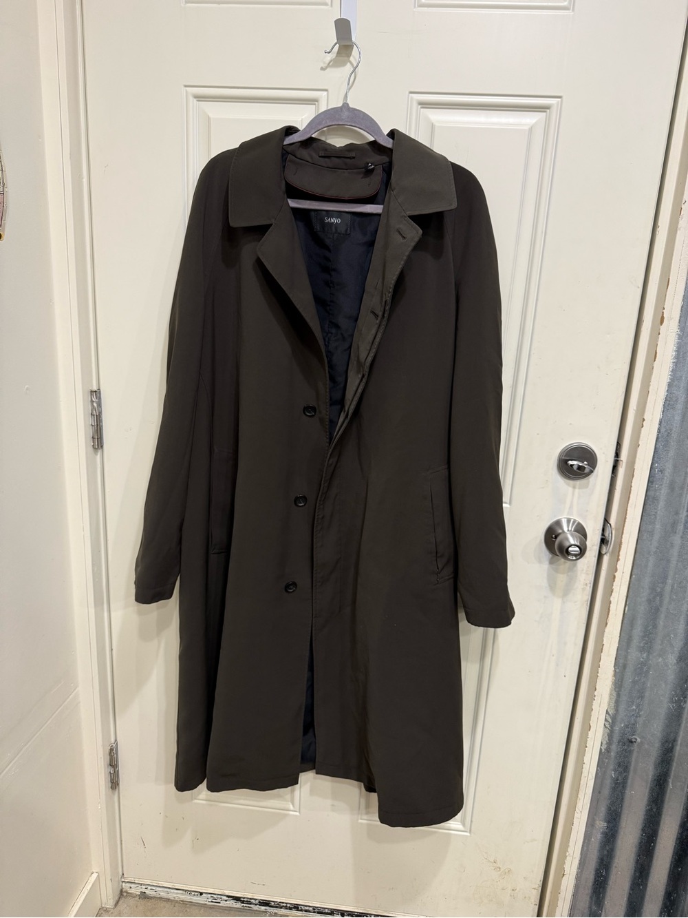 Sanyo Vintage 1970s Trench Coat in Java